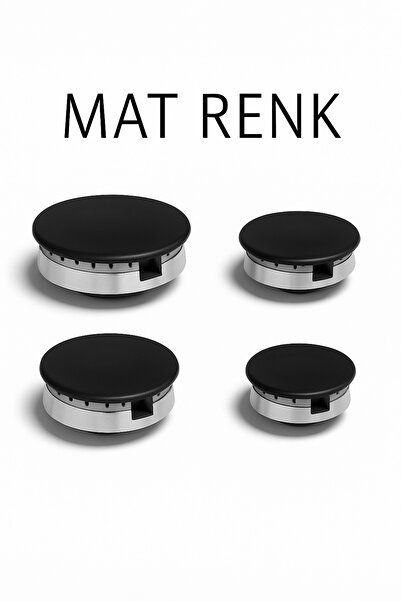 BLUE GASS BLUEGASS DÜZ 8 Parça Ocak Bek ve Kapak Takımı Tüm Markalara Uyumlu ...