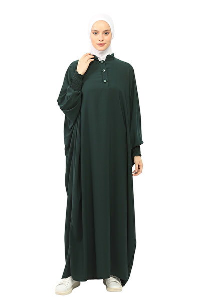 Altobeh Γυναικείο φόρεμα Medina Silk Abaya Ferace με χιτζάμπ φόρεμα με μανίκι...