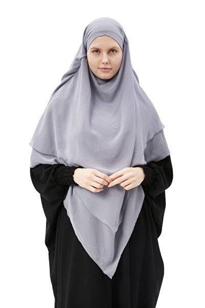 Altobeh Готовий практичний шифон тришаровий трикутний хач Хадж Умра шаль Суфл...