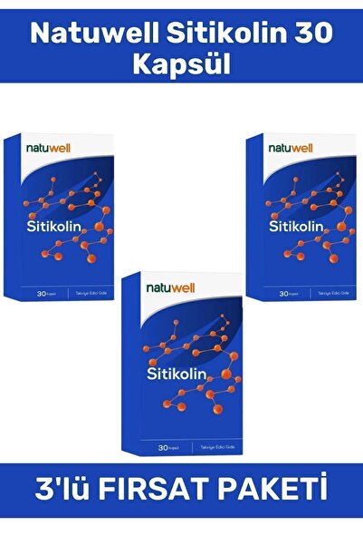 Natuwell Sitikolin 30 Kapsül - 3 Adet