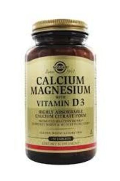 Solgar Calcıum Magnesıum Vitamin D3 150 Kapsül
