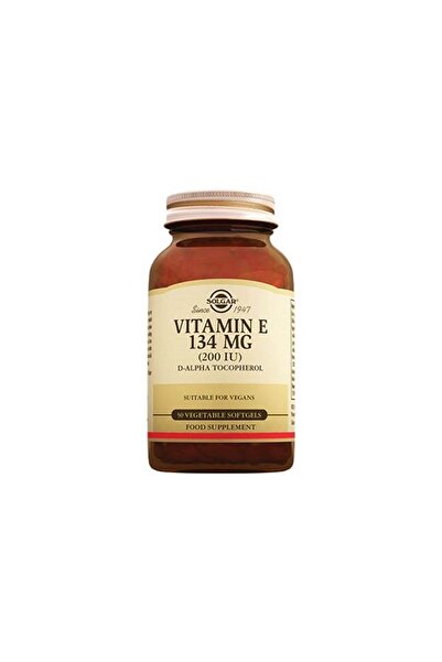 Solgar Vitamin E 200 Iu 50 Vegetable Softgel