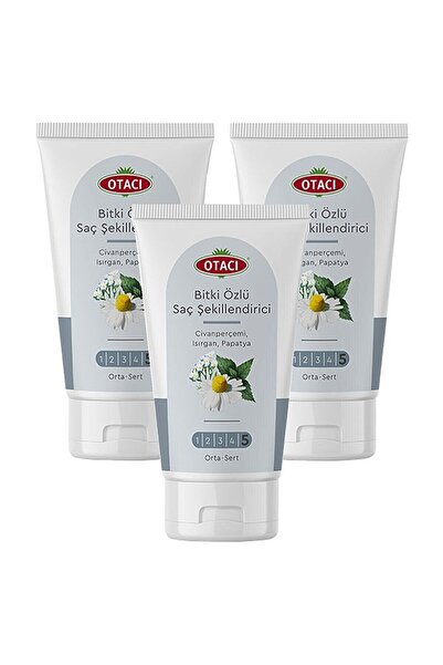 Otacı Bitkisel Saç Şekillendirici Orta Sert 150ml X 3 Adet