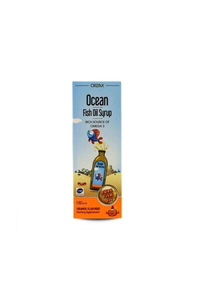 Ocean Omega 3 Balık Yağı Şurubu Portakallı 150 Ml