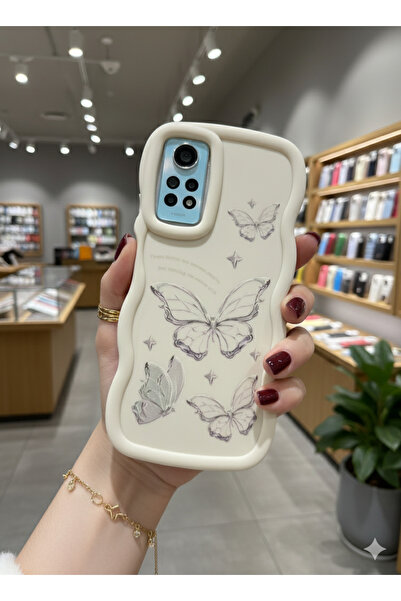 OVADA XIAOMI REDMI NOTE 11 PRO /12 PRO Uyumlu Kamera Koruma Çıkıntılı Dalga K...