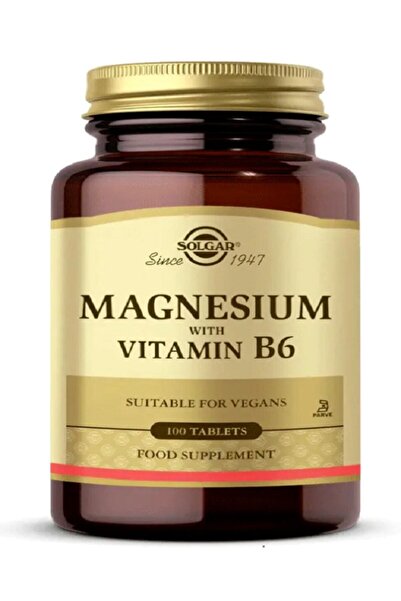 Solgar Magnesium With Vitamin B6 100 Tablet