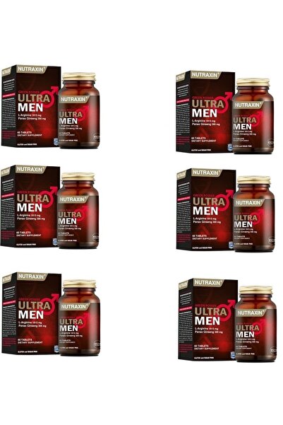 Nutraxin Çam Kabuğu Ekstresi Ile Zenginleştirilmiş Ultra Men 60 Tablet*6