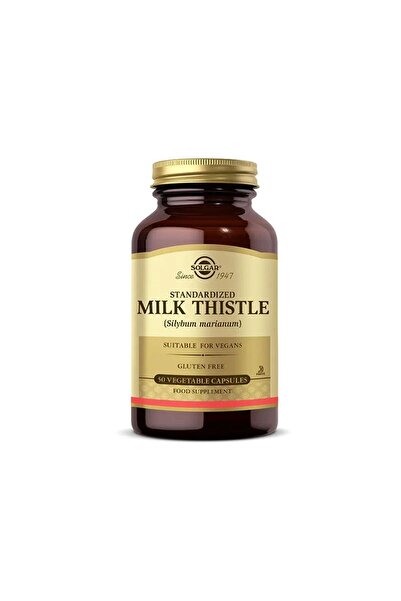 Solgar Milk Thistle 50 Kapsül Milk Thistle (Silybum marianum) Ekstresi