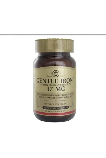 Solgar Gentle Iron 17mg 90 Kapsül
