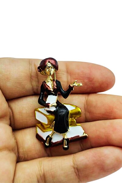 BB BİBUTİKSHOP Öğretmen Figürlü Kitap Broşu – Zarif Tasarımlı Şık Aksesuar & ...