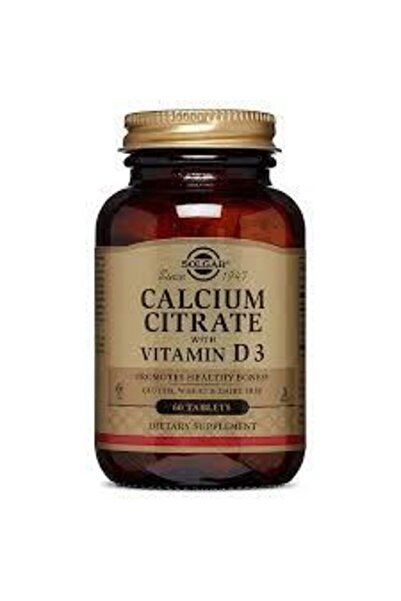 Solgar Calcium Citrate Vitamin D 3 60 Tablet