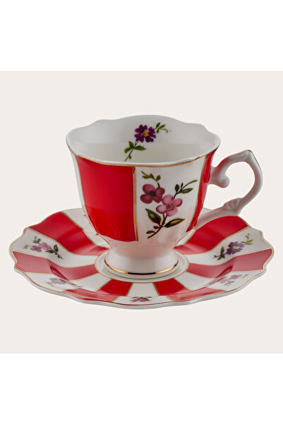 ROY KING ACEM KIRMIZI 6'LI ÇAY FİNCAN 200 CC