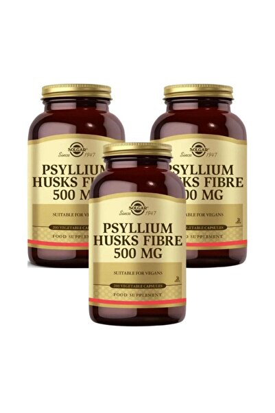 Solgar Psyllıum Husks 500 mg 200 kapsül 3 Adet