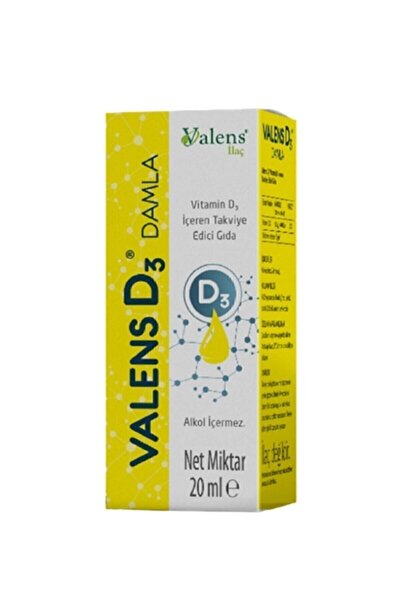 Valens D3 400 Iu قطرات 20 م (فيتامينات ومعادن) (أصلية)