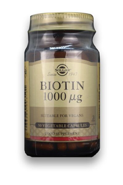 Solgar Biotin 1000 Mcg 50 Bitkisel Kapsül