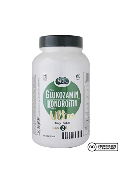 Nobel Nbl Glukozamin Kondroitin Ultra 60 Tablet
