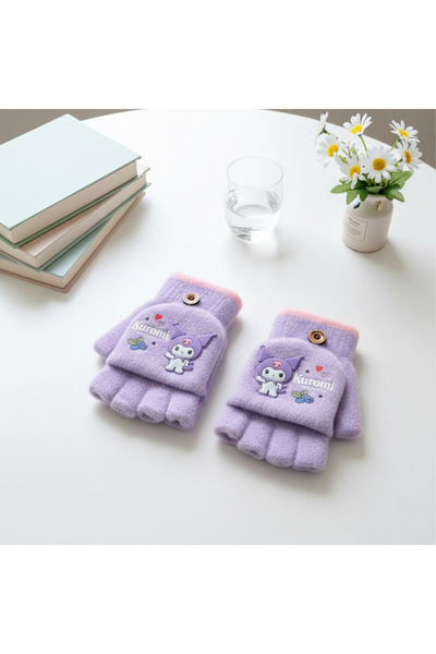 EFA Kuromi Peluş Eldiven (4-6 YAŞ)