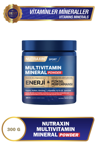 Nutraxin Multivitamin Mineral Powder 300g