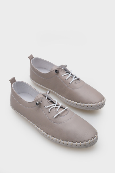 Capone Outfitters Fina Genuine Leather Soft Comfort Sole Women's Ballerinas