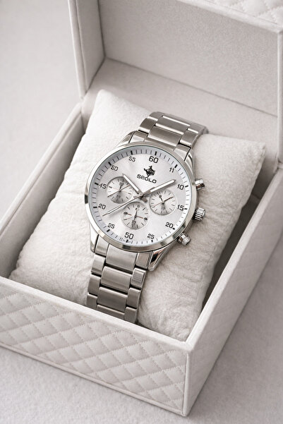 S.POLO New Season Special Design Silver Color Metal Cord Men's Wrist Watch Br...