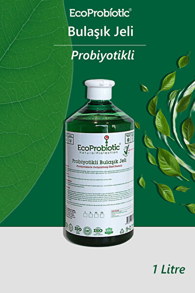 EcoProbiotic Elde Yıkama Bulaşık Jeli 1 L | Probiyotikli, Çevre Dostu