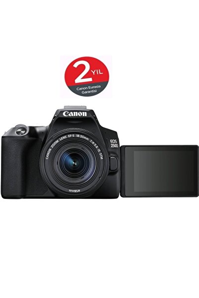 Canon EOS 250D 18-55mm IS STM FOTOĞRAF MAKİNESİ ( 2 Yıl Eurasia Garantili )