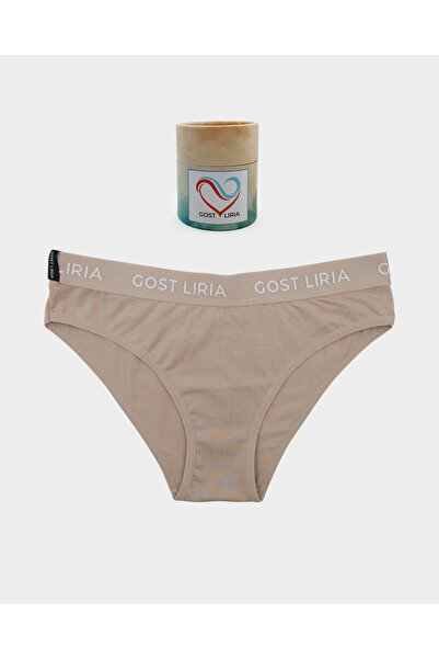 GOST LİRİA - Sand Women's Slip Panties Beige
