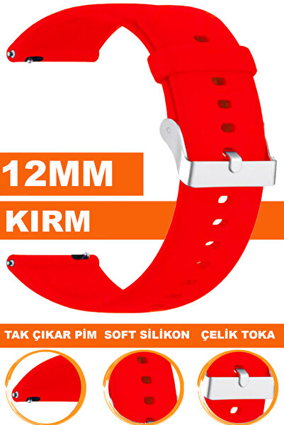 COBRA 12mm Fossil-Welder-Casio-Seiko-Omega-Armani Watch Compatible Silicone W...