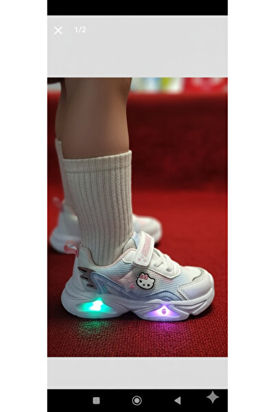 patik ayakkabı Lighted Children's Sports Shoes with Orthopedic Soles