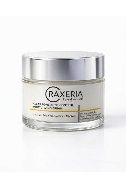 Raxeria.derm Akne ve Siyah Nokta, Sebum Dengeleyici Nemlendirici Krem 50ml