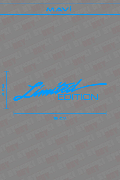 STİCKERCI BEY ملصق سيارة ودراجة نارية وكمبيوتر محمول بتصميم محدود الإصدار (قط...