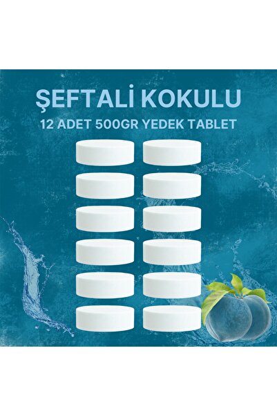 Saban 6 Adet 2x500GR - ŞEFTALİ - Nem Alıcı Rutubet Giderici Yedek Tablet