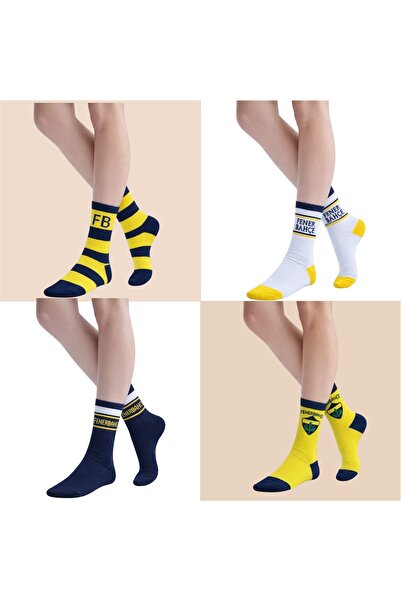 Fenerbahçe 4lü paket Çocuk Soket Çorap FB22727 FB22728 FB22724 FB22725
