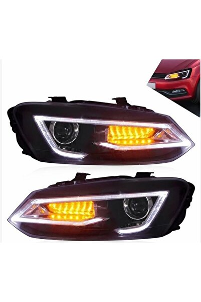 autogp Vw jetta ön far lambası ledli audi dizayn 2011 / 2017