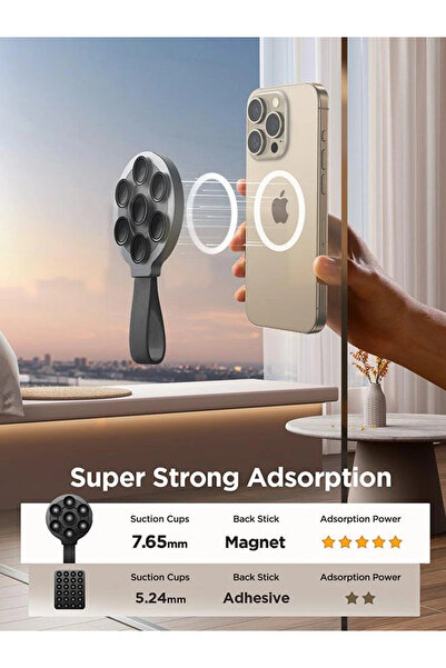 Joyroom Jr-ZS393 Magsafe Uyumlu Vantuzlu Telefon Tutucu