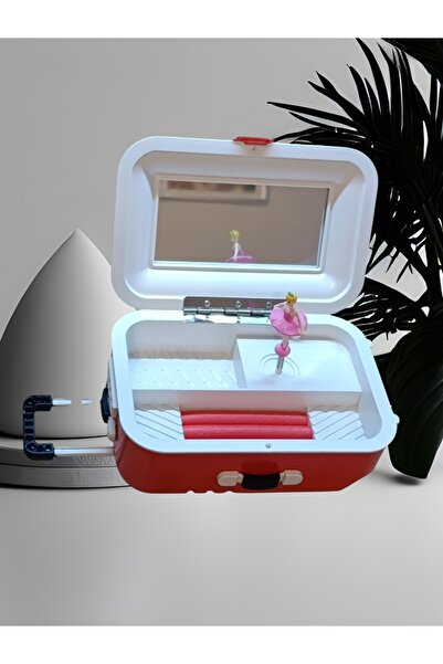 YADIAN Ayderonline Red Color 15X23 cm – Jewelry Storage Box with Musical Ball...