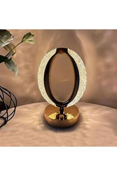 SaLFaT Masaüstü Dekoratif Şarjlı Kristal Görünümlü Masa Lambası 3 Farklı Işık...