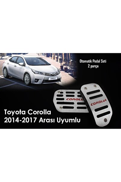 autogp Toyota corolla pedal seti takımı geçmeli otomotik 2013+