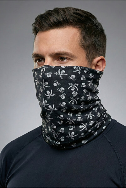 Osha Aksesuar Pirate Skull Printed Buff