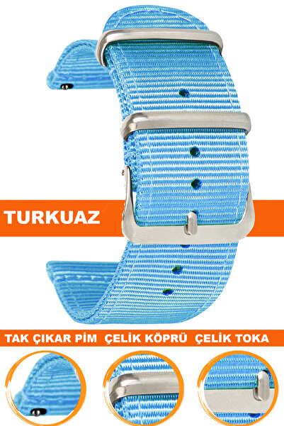 COBRA Movetime Mt40 Model Uyumlu Nato Kumaş Saat Kordonu Kayışı MT40