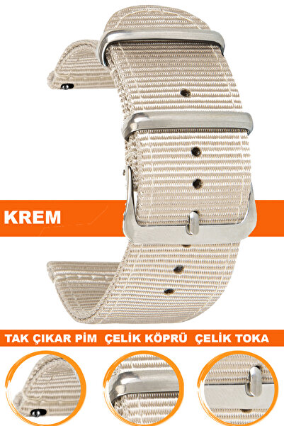COBRA Movetime Mt40 Model Uyumlu Nato Kumaş Saat Kordonu Kayışı MT40