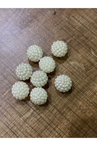 Gönülden Tasarım 8 komada reljefnih bisernih perforiranih perli za nakit 3 cm