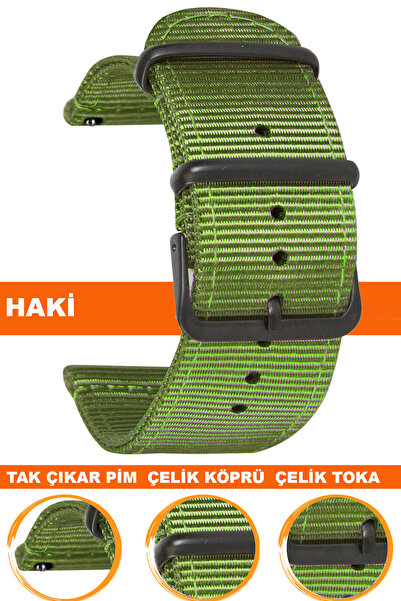 COBRA Movetime Mt42 Mt43 Mt46 Model Uyumlu Nato Kumaş Saat Kordonu Kayışı MT42