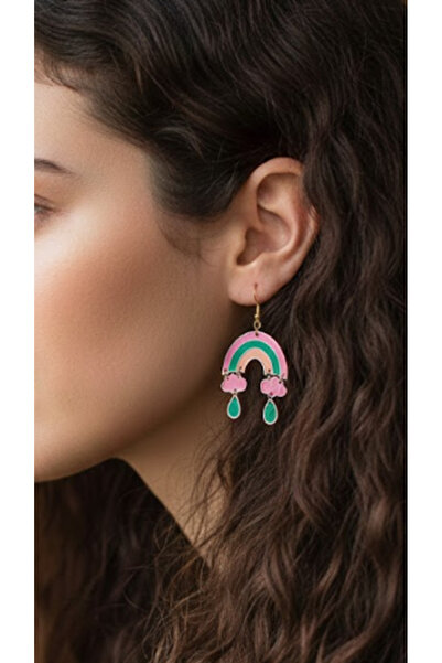 Kanem3D Rainbow Earrings