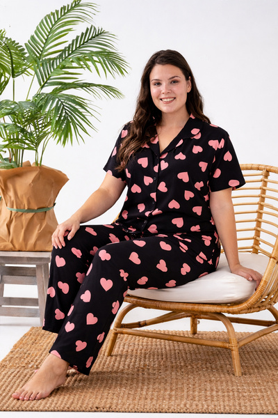 nisaNCa Σετ πιτζάμες με κοντομάνικο πουκάμισο Milan-Σειρά Young Mother