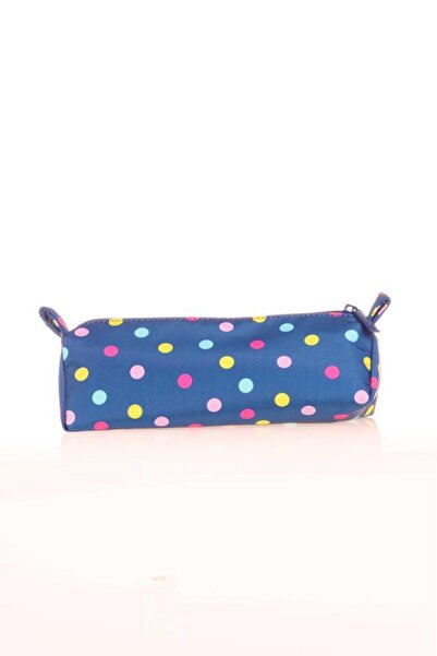 KAUKKO Triangle Punch Pencil Case Navy Blue K2581