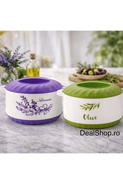dealshopromania Caserolă termică 9 L, interior din oțel inoxidabil, izolată, ...