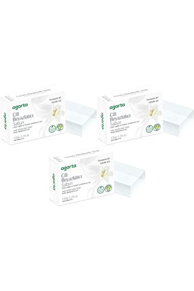 Agarta Handmade Natural Soap 150Gr Skin Whitening (Set of 3)