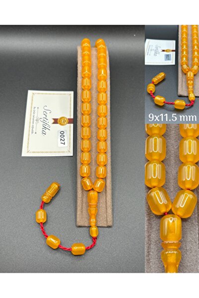 Kehribar ÖZEL ÇUBUK SIKMA TESBİH