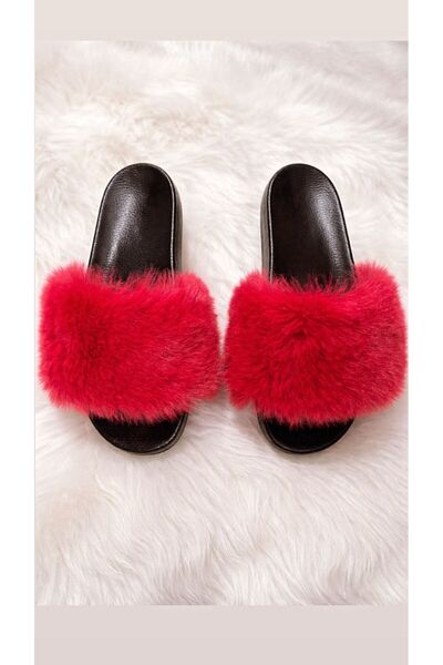 luvo shoes Daily Orthopedic Non-Slip Sole Fur Women's House Slippers